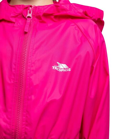 Trespass Babies Button Waterproof Rain Suit / Gerbera - Picture 4 of 5